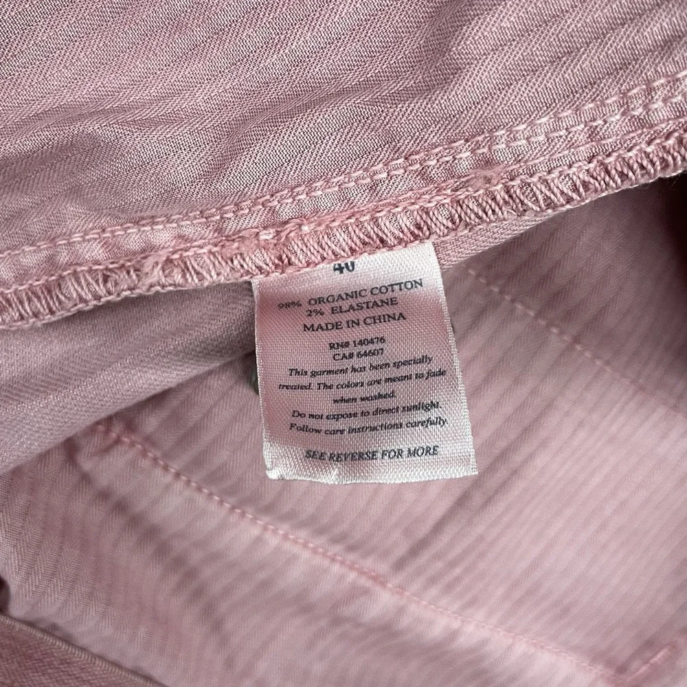 Faherty Classic Chino Short Light Pink Sz 40 Men Stretch Casual Prep